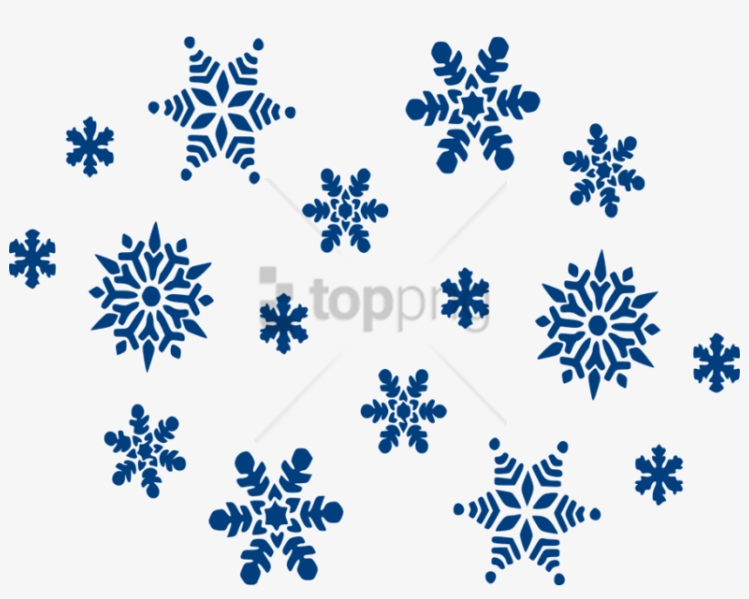 Free Png Download Copos De Navidad Png Images Background - Blue Snowflakes Clipart, transparent png #9259101