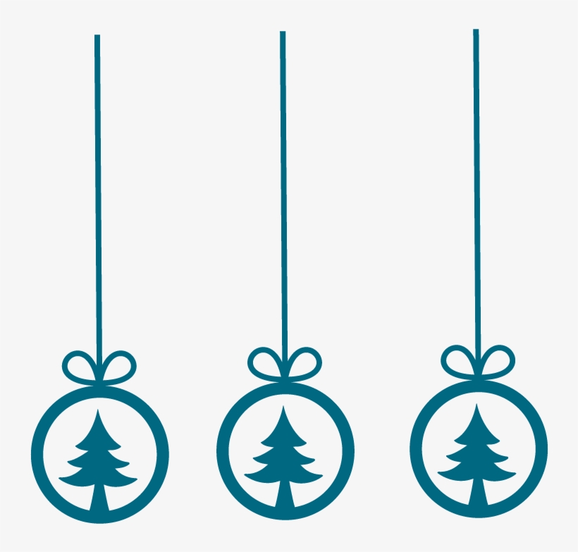 Vinilos Navidad - Bolas De Arbol De Navidad Png, transparent png #9259285