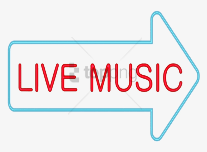 Free Png Live Music Neon Png Image With Transparent - Live Music Neon Sign Transparent, transparent png #9259373