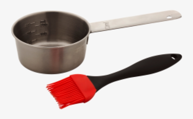 Pincel De Cozinha De Silicone Com Recipinte - Saucepan, transparent png #9260153