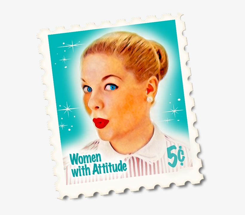 Slideshow - 50s Attitude - Stamp Only - 1836 - Blond, transparent png #9260255
