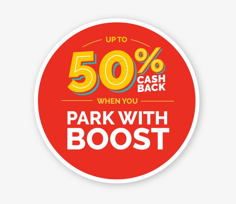 Boost Park & Pay - Circle, transparent png #9260261