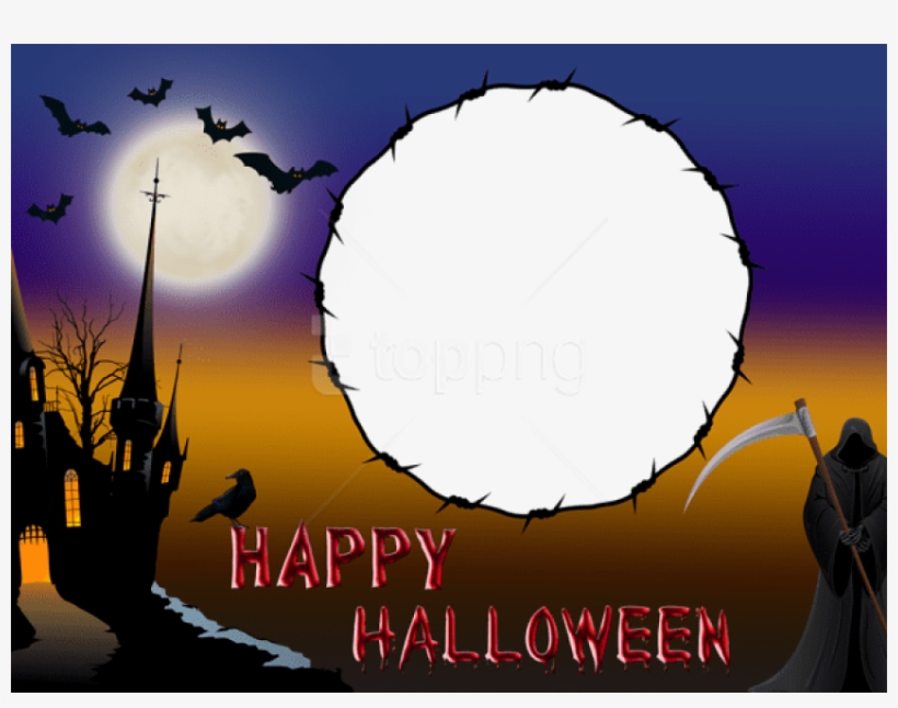 Free Png Happy Halloweenframe Png Images Transparent - Happy Halloween Photo Frames, transparent png #9260837