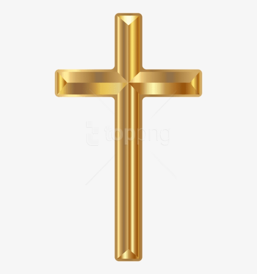 Free Png Download Gold Cross Png Images Background - Gold Cross No Background, transparent png #9260930