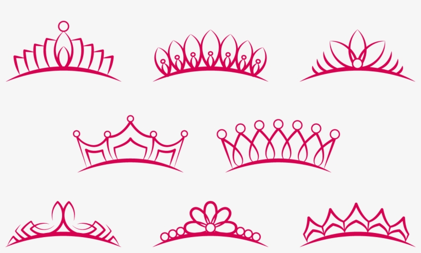 Pink Tiara Png - Tiara Princess Crown Vector, transparent png #9261182