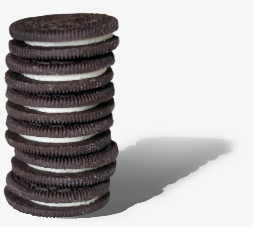 Transparent Oreo Pile Made By Totally Transparent - Oreo, transparent png #9262253