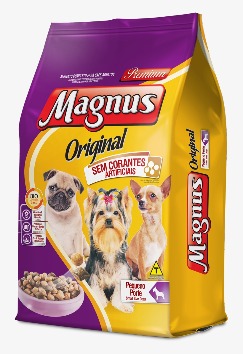 Magnus Premium Original Cães Adultos Pequeno Porte - Ração Magnus Raças Pequenas, transparent png #9262498