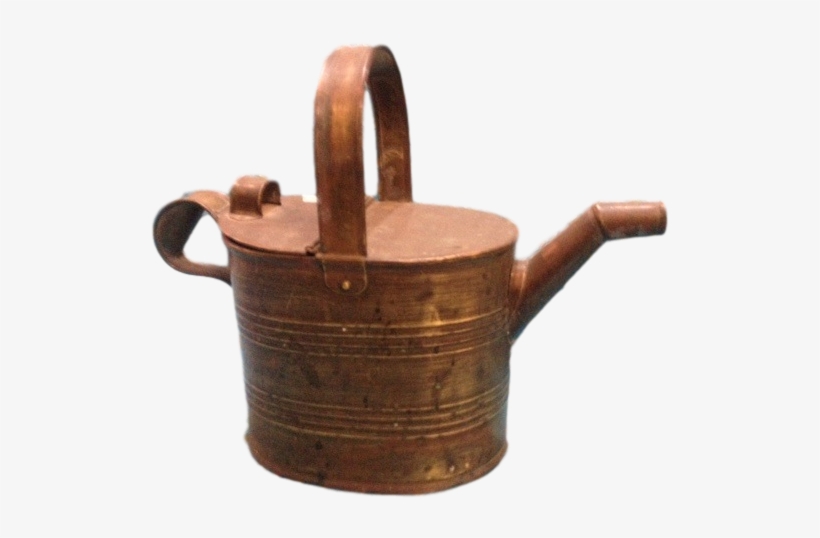 Old Brass Watering Can - Watering Can, transparent png #9262500