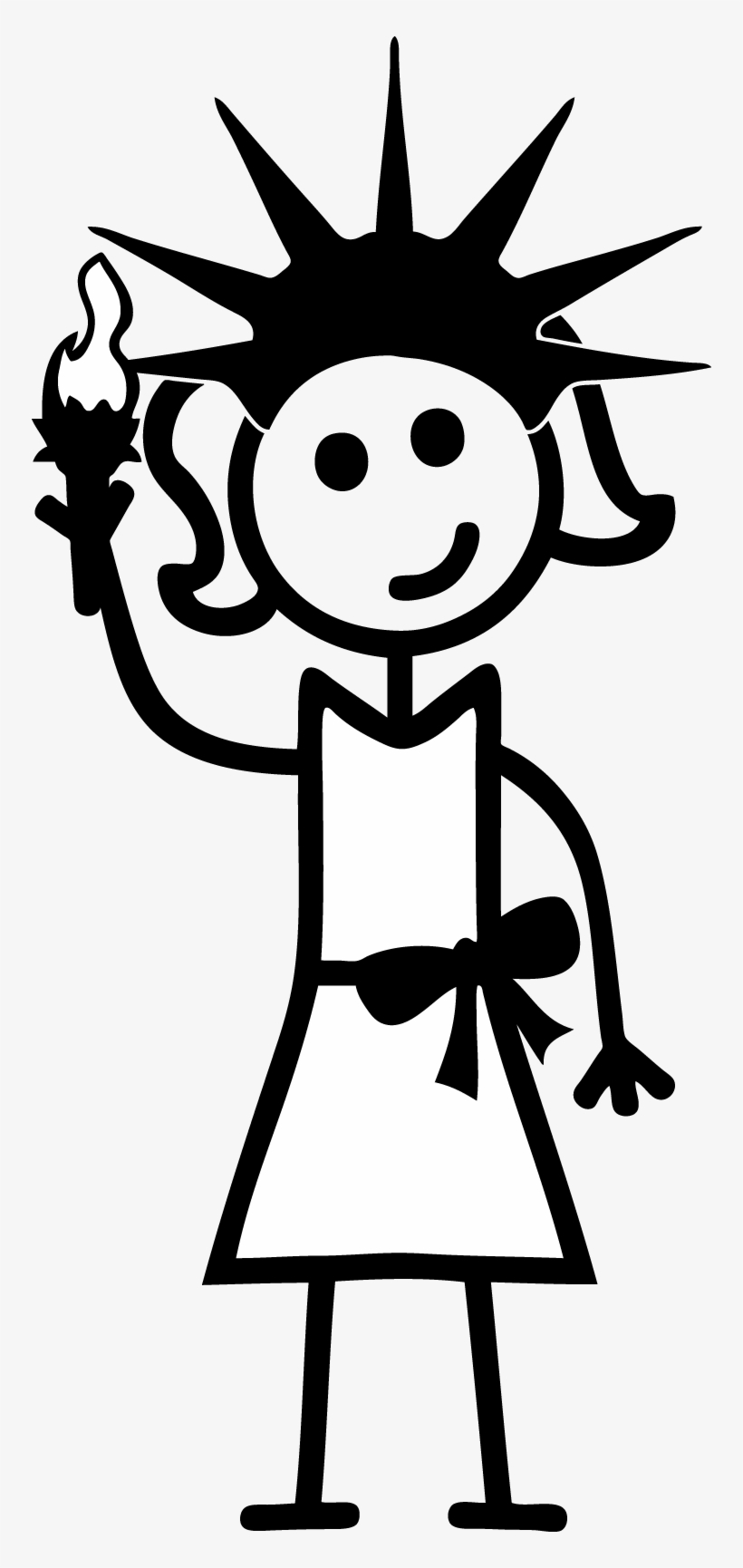 Mother Clipart Stick Figure - Stick Figure Girl Clip Art, transparent png #9262941