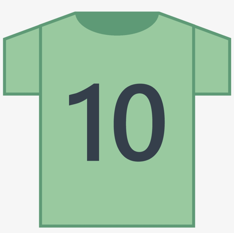 Camisa De Jogador Icon - Number, transparent png #9263284