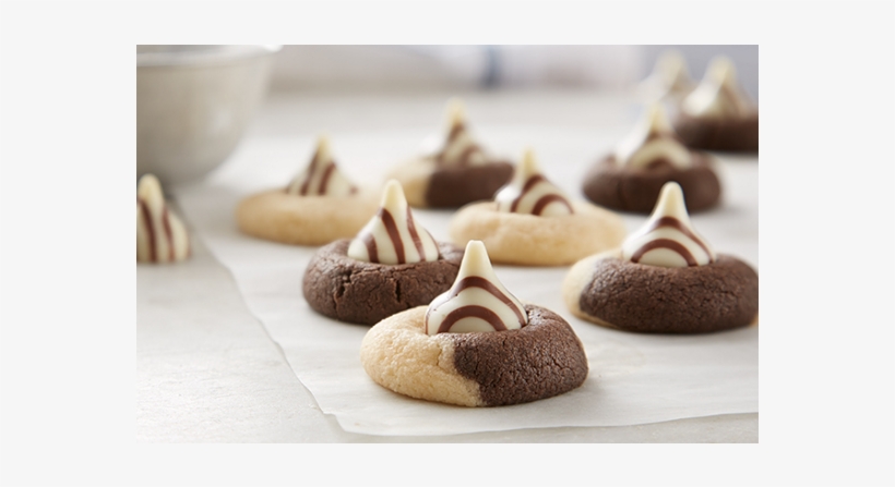 Hershey's Kisses Marbled Blossom Cookies - The Hershey Company, transparent png #9263720