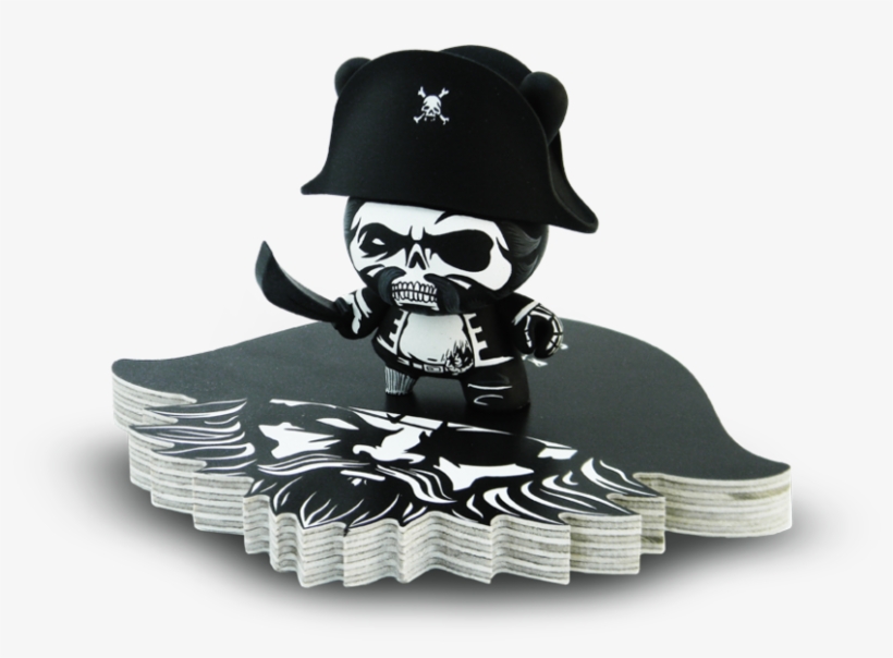 Zombie Captain Sturnbrau Dunny Print Set By Jon Paul - Cartoon, transparent png #9263953