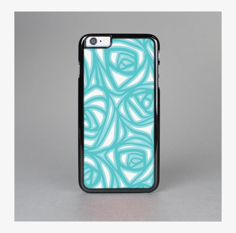 The Vector Subtle Blues Pattern Skin Sert For The Apple - Mobile Phone Case, transparent png #9264016