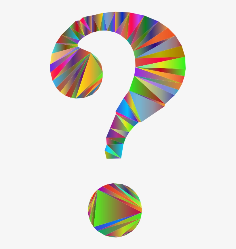 Low Poly Question Mark, transparent png #9264020