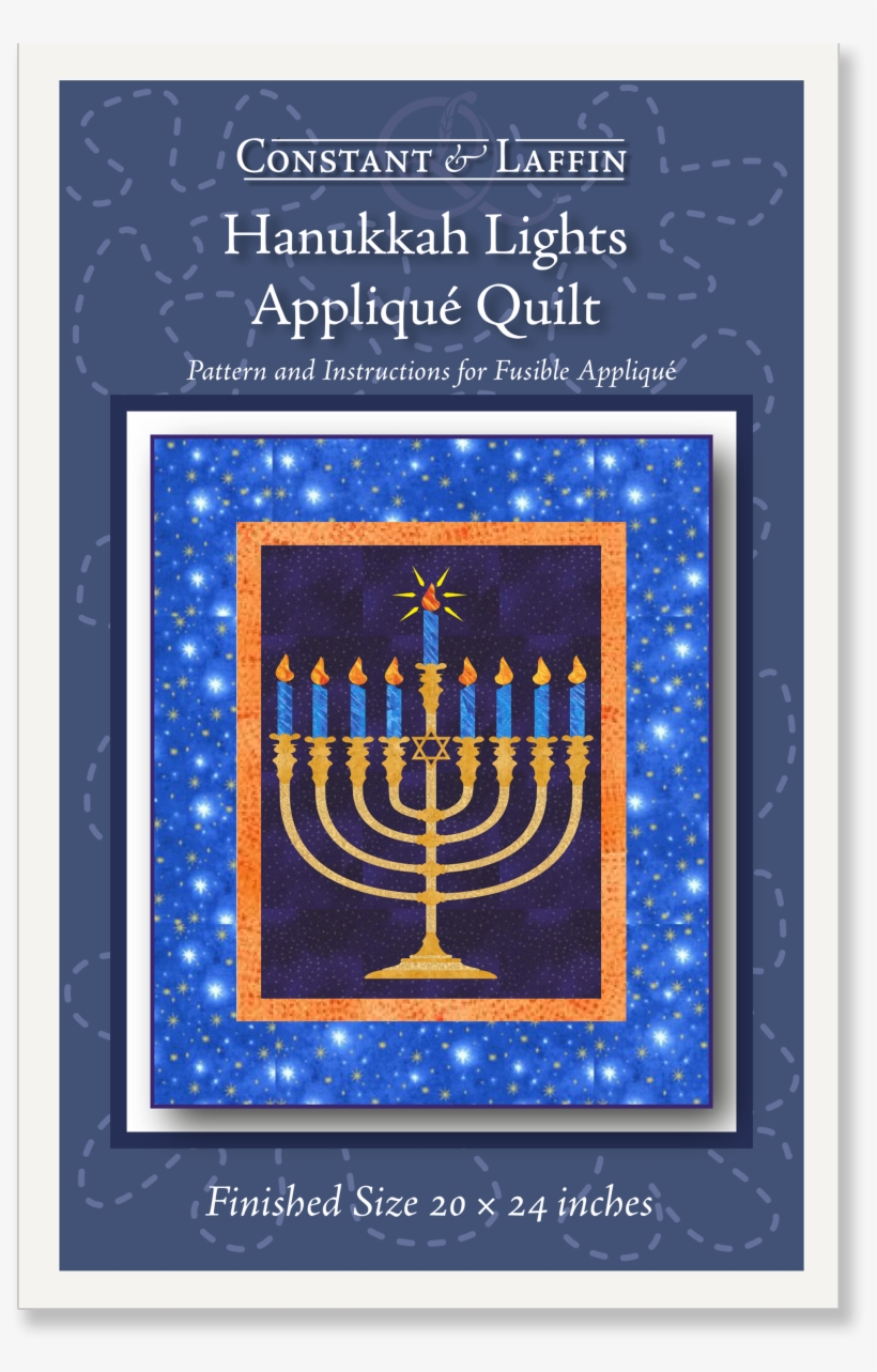 Hanukkah Lights Pattern Cover - Hanukkah, transparent png #9264024