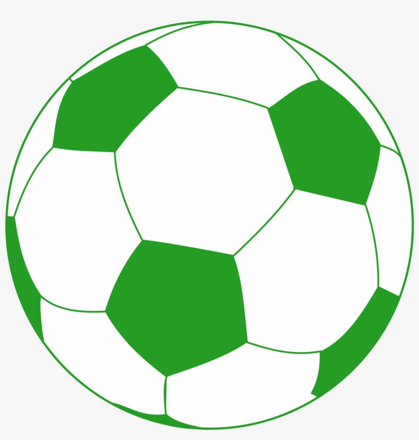Image Freeuse Ball Vector Cartoon - Green Soccer Ball Clip Art, transparent png #9264306
