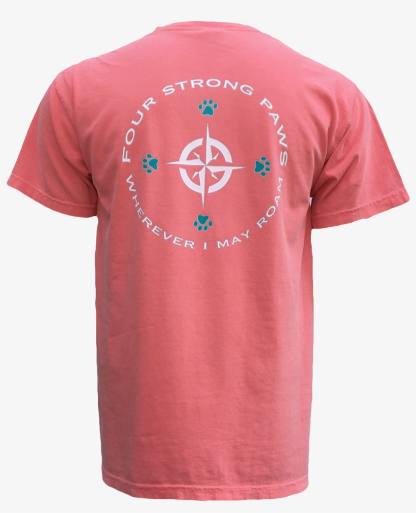 Four Strong Paws Tee T-shirts - Active Shirt, transparent png #9266109