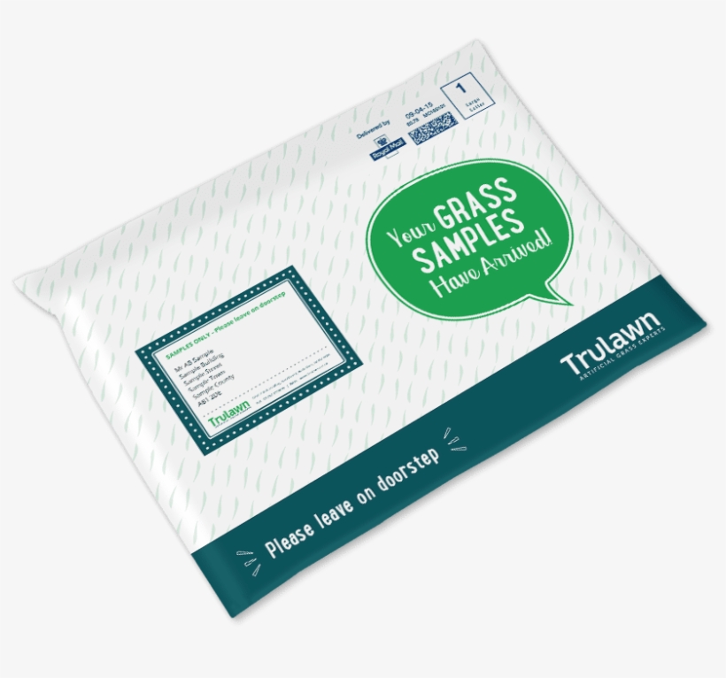 Trulawn Artificial Grass Sample Pack - Envelope, transparent png #9266181