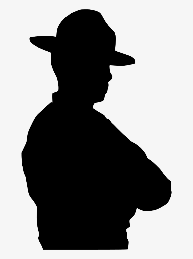 Download Png - Park Ranger Silhouette, transparent png #9266393
