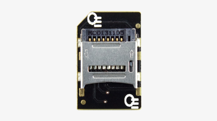 Raspberry Pi Low Profile Micro Sd Card Adapter - Electronics, transparent png #9266526