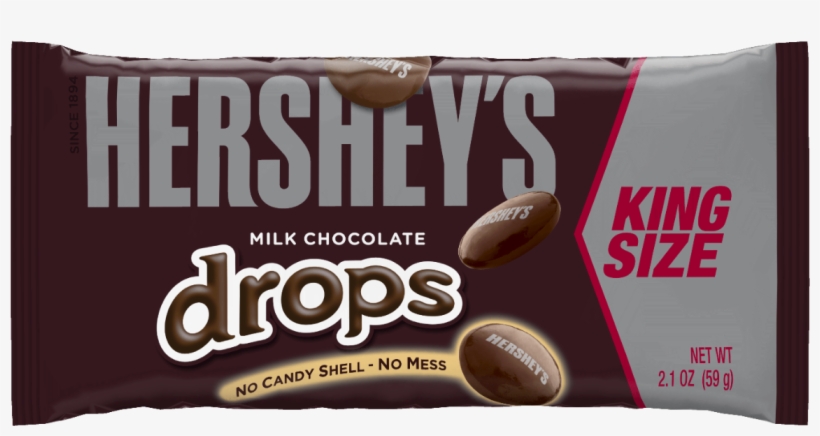 Candy Bar Clipart King Size - Hershey's Drops Milk Chocolate, transparent png #9268430