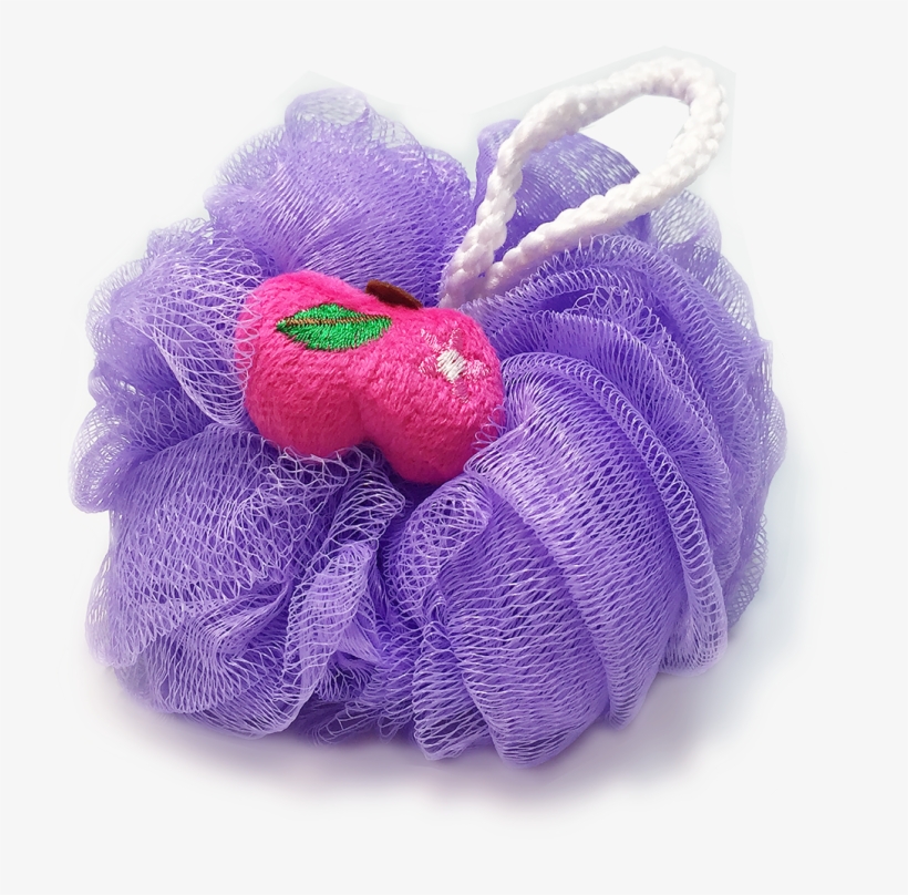 Esponja Peluche Para Baño Infantil - Strawberry, transparent png #9268563