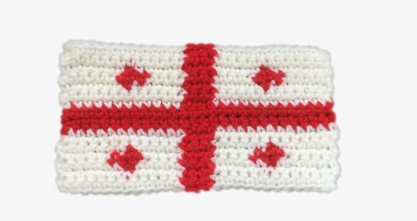 Flag Of Georgia - Crochet, transparent png #9268646