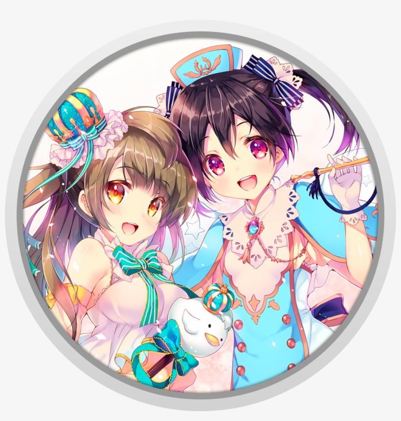Kotori & Nico - Cartoon, transparent png #9269031