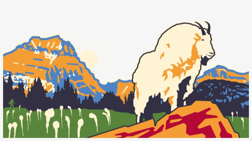 Glacier Clipart National Park - Illustration, transparent png #9269151
