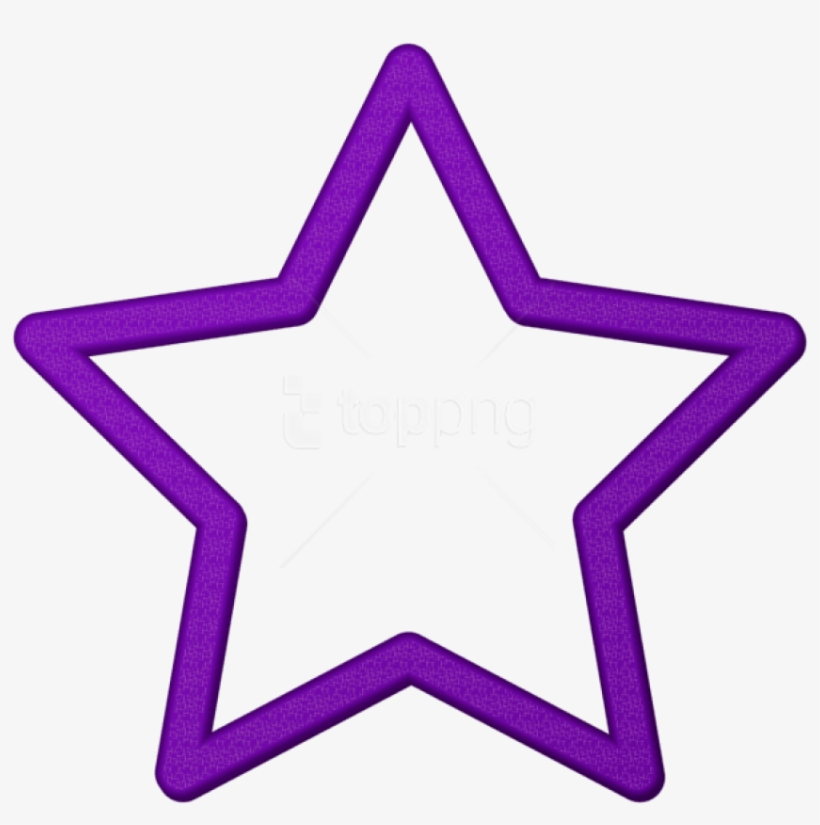 Download Purple Star Border Frame Png Clipart Png Photo - Purple Stars Clipart Png, transparent png #9270353