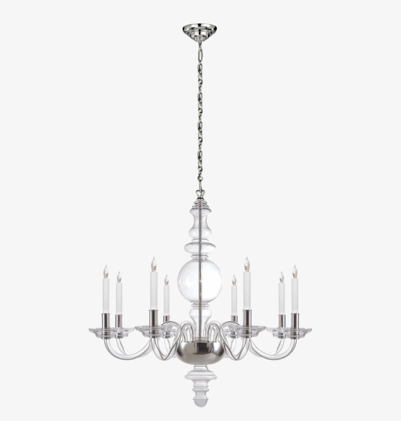 King George Grande Round Chandelier In Crystal W - Chandelier, transparent png #9270557
