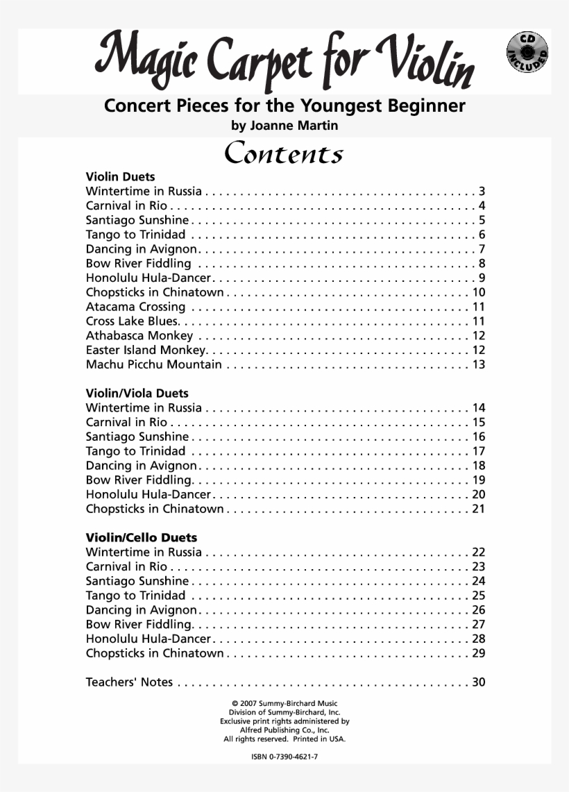 Magic Carpet For Violin Thumbnail - Document, transparent png #9270560