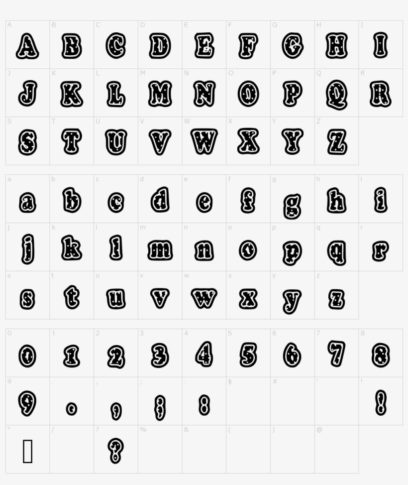 Polka Letter Stamp Font - Nutella Font, transparent png #9270823