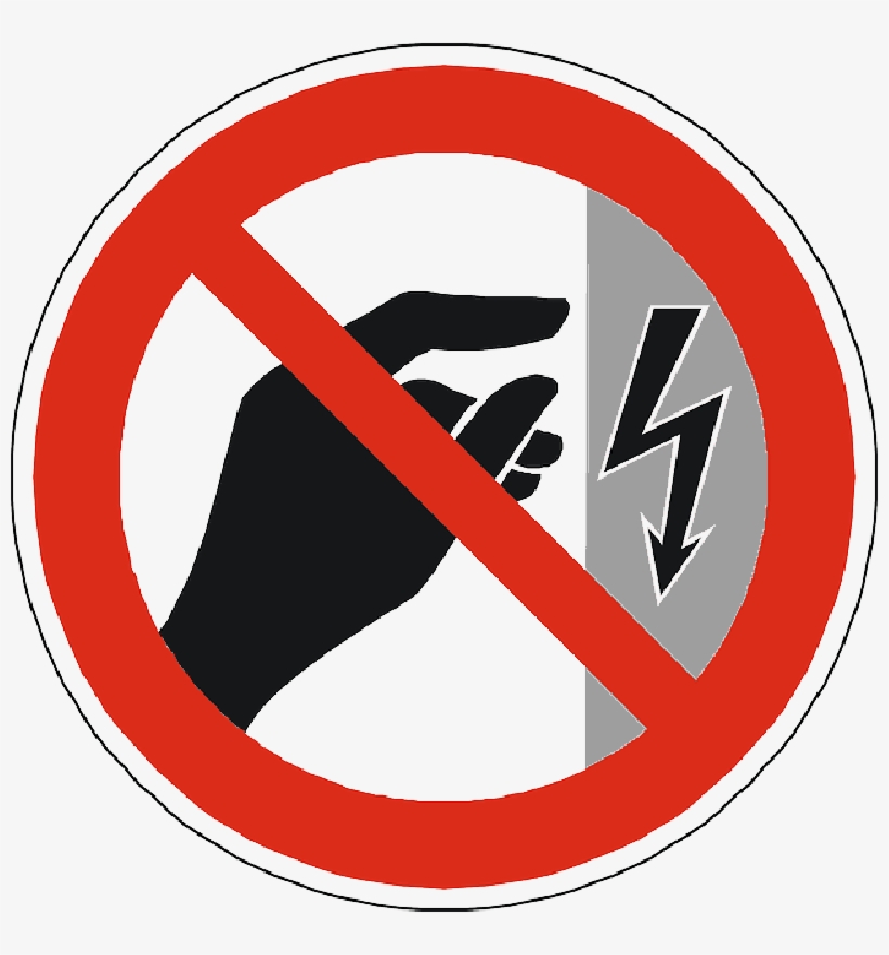 Electricity Danger Symbol - Do Not Touch Electricity, transparent png #9271069