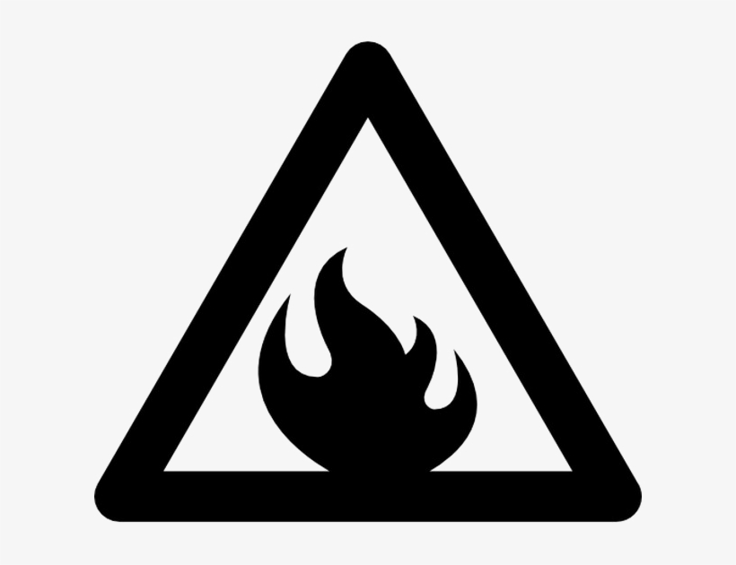 Flammable Sign Png Image - Icono Inflamable Png, transparent png #9271308