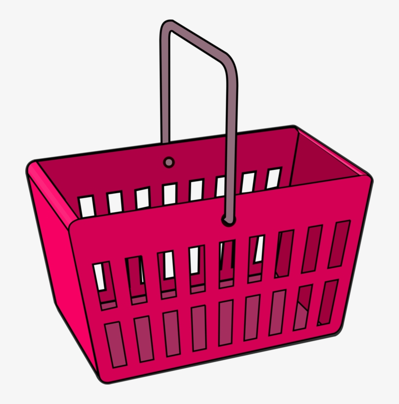 Shopping Cart Basket Grocery Store Computer Icons - Shopping Basket Basket Clipart, transparent png #9271490