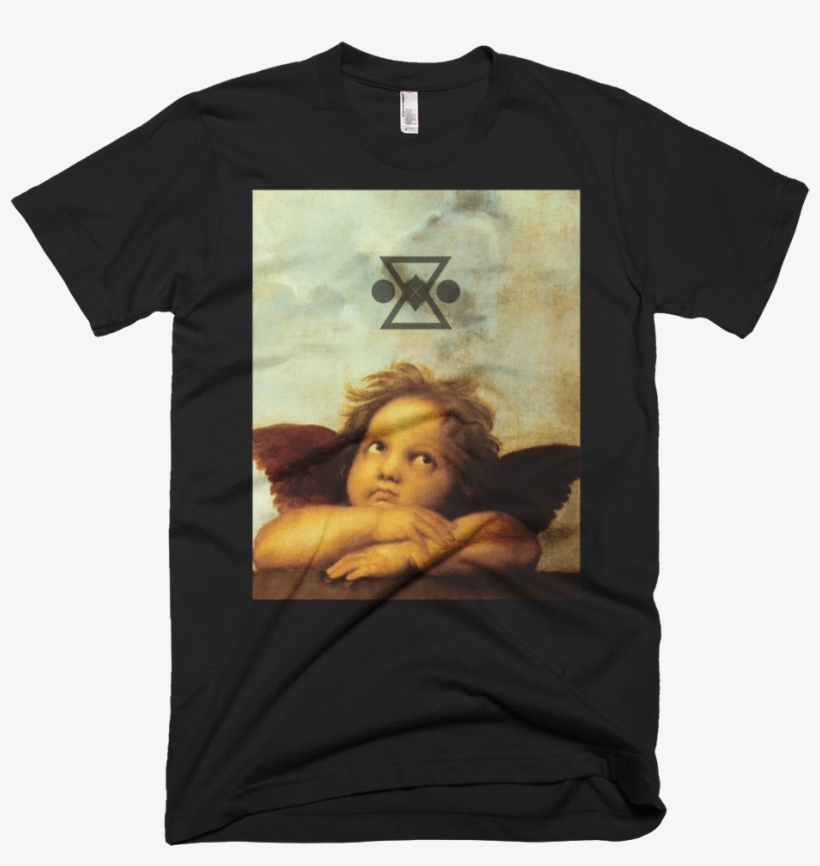 Raphael Archangel X Prima T-shirt - Cherubs On The Sistine Chapel, transparent png #9271615