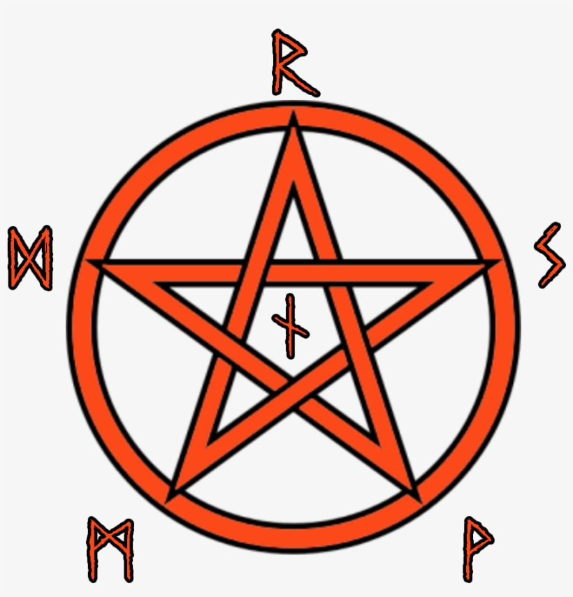 The Naudhiz Represent A Challenge Which You Must Overcome - Pentagram Transparent, transparent png #9273088
