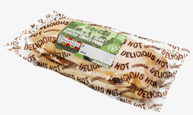 Mozzarella And Slow Roast Tomato Panini - Convenience Food, transparent png #9273128
