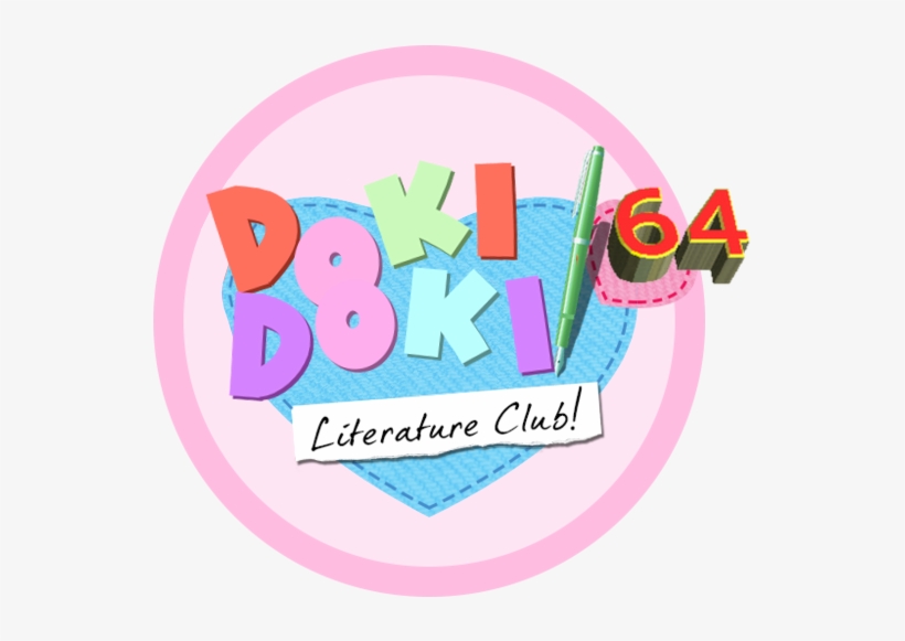 Ddlcmods - Doki Doki Literature Club Logo Edit, transparent png #9273863