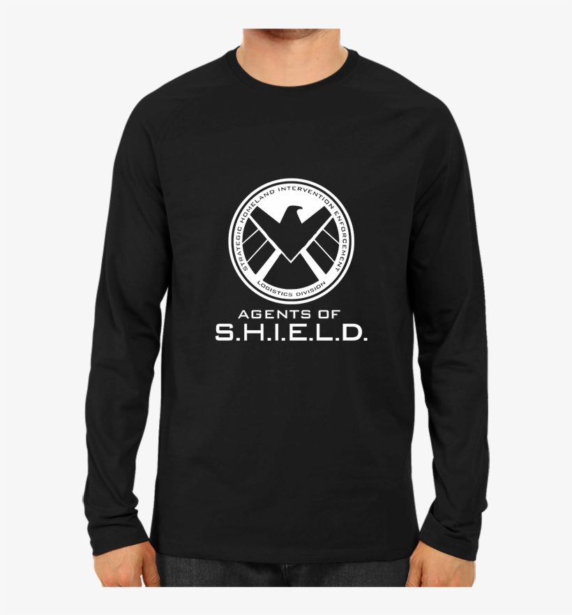 Agents Of Shield 2 Full Sleeve Black - Infosys T Shirt, transparent png #9274604