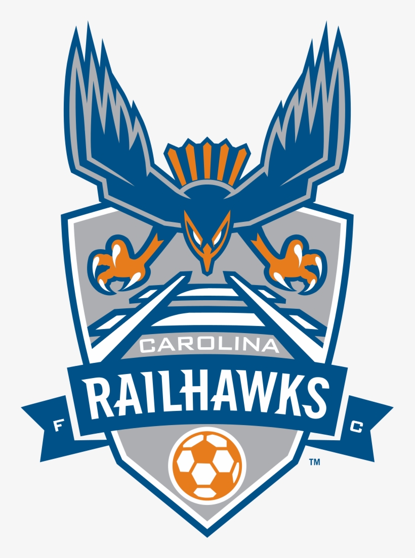 Carolina Railhawks, North American Soccer League, Cary, - Carolina Railhawks Logo, transparent png #9274954
