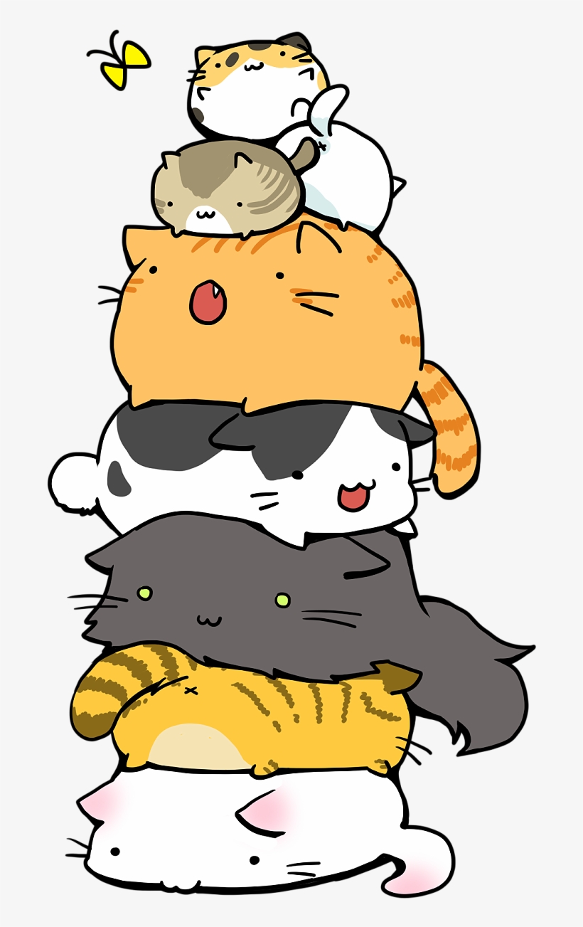 Anime Cat Clipart - Kawaii Cat, transparent png #9276256