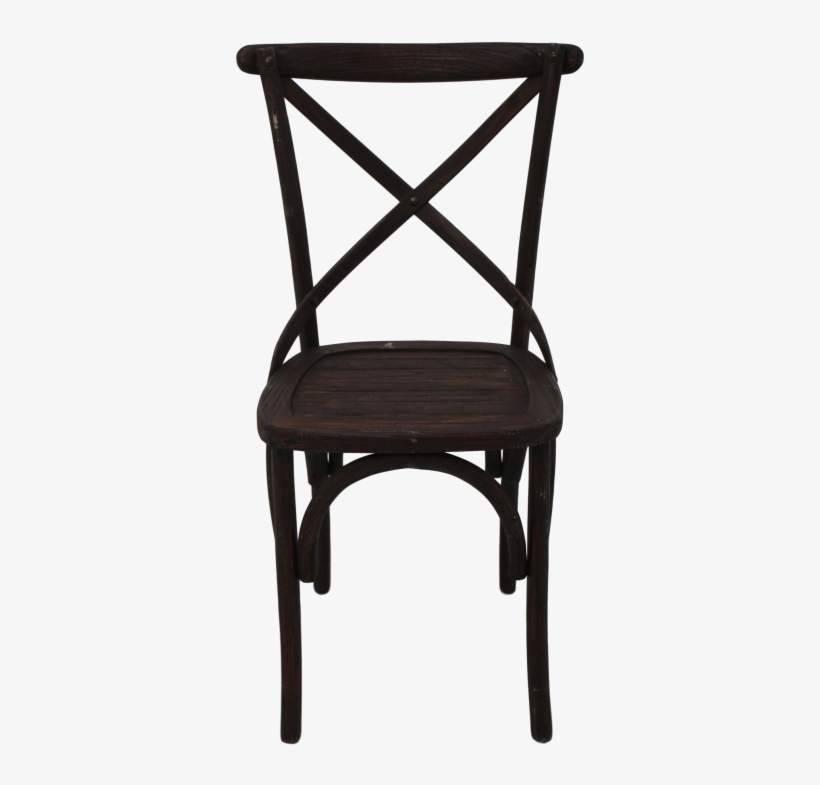 Chair Cross - Black Wash - Teak - Chair, transparent png #9276598