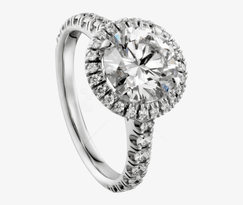 Free Png Download Ring With White Diamond Clipart Png - Ring, transparent png #9277559