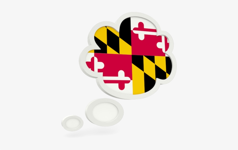 Illustration Of Flag Of<br /> Maryland - Maryland State Flag, transparent png #9277754