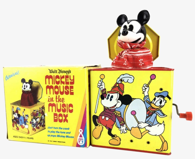 Walt Disney Mickey Mouse Carnival Jack In The Box, transparent png #9277996