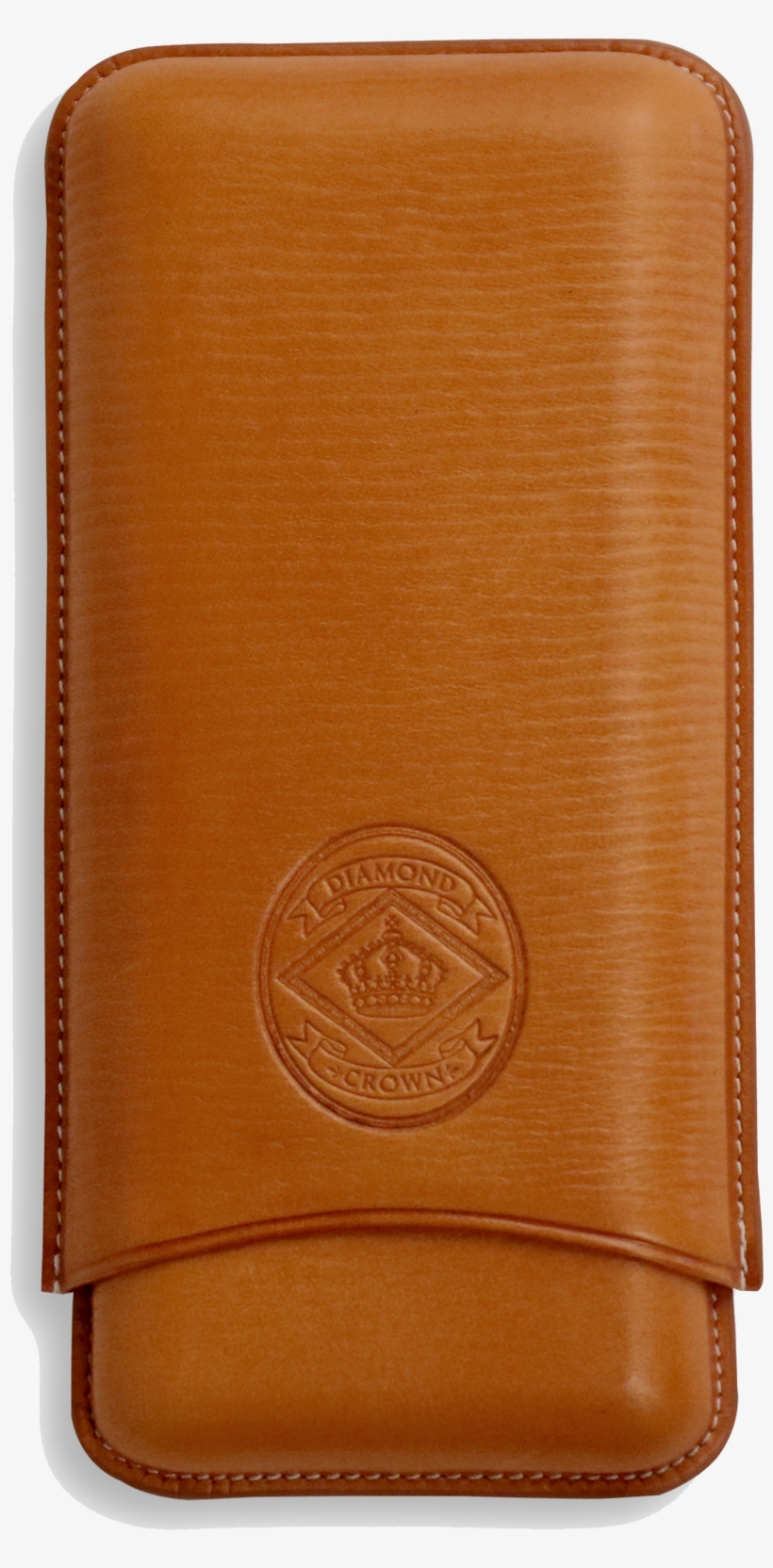 Diamond Crown Churchull Tan Leather Cigar Case - Leather, transparent png #9278216
