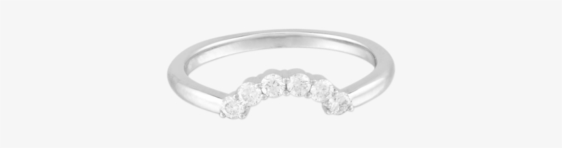 Diamonds Crown Band White Gold - Engagement Ring, transparent png #9278266