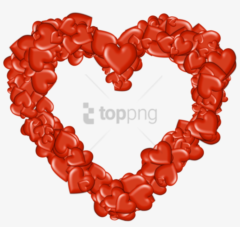 Free Png Download Heart Made Of Hearts Png Images Background - Imagenes En Png De Corazones, transparent png #9278874